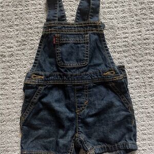 Levi's Dark Blue Kids Overalls